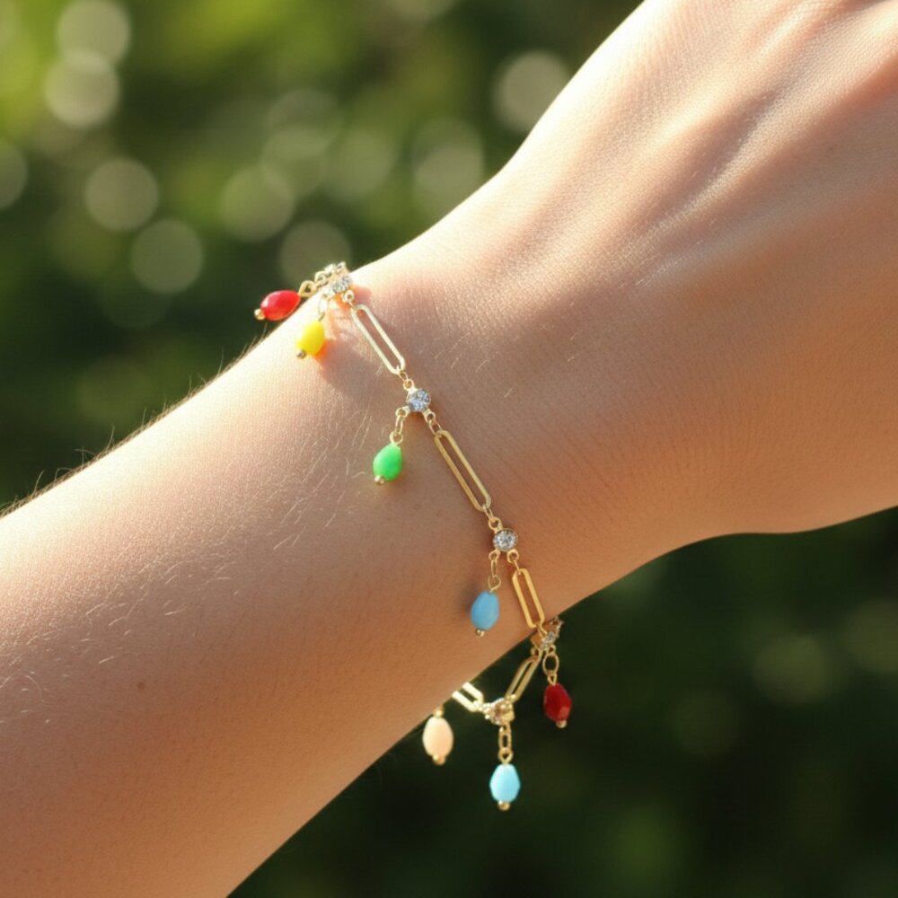 "Trendy Handmade Bracelet – A Stylish Gift for Women & Girls, MAR091338